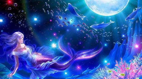 moving mermaid wallpaper.